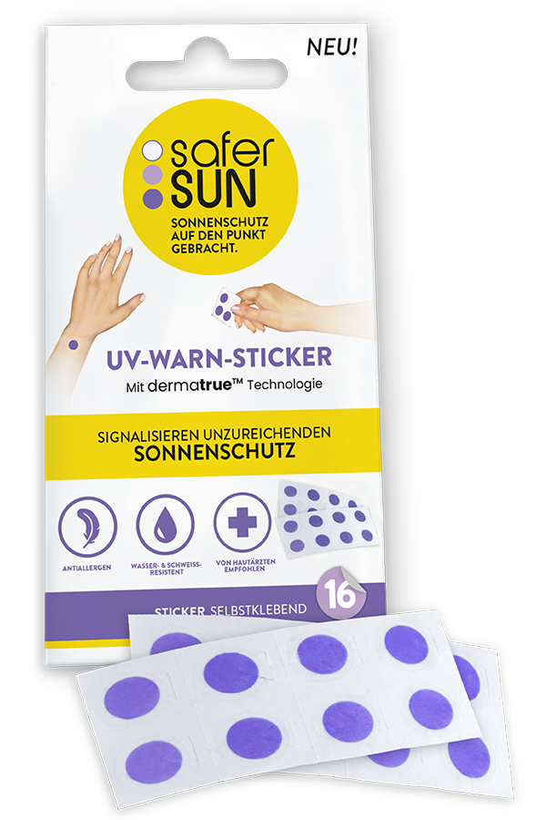 Produktbild 16 Stück UV-Warn-sticker